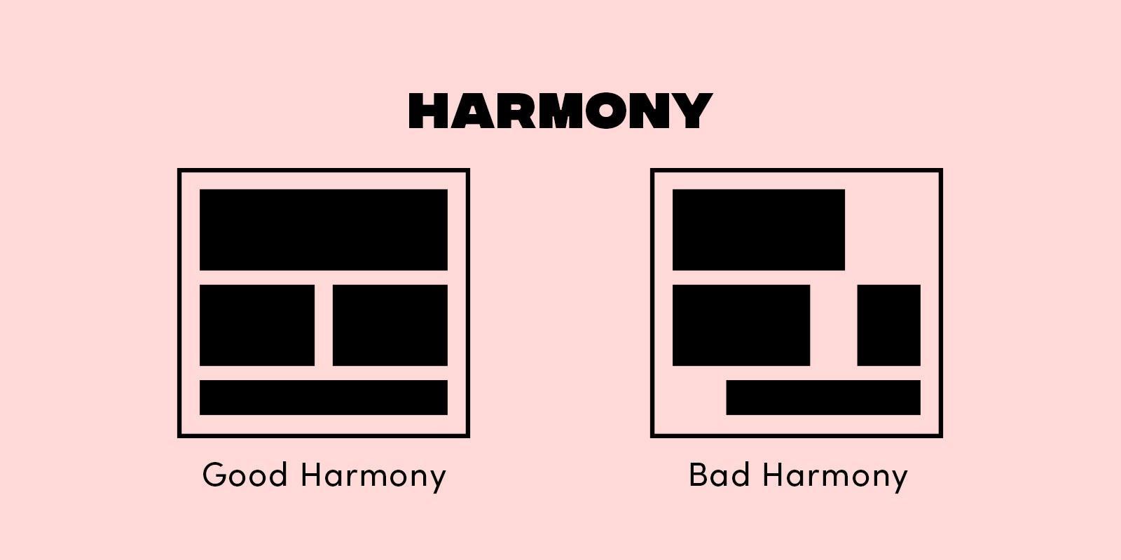 Harmony example in white space